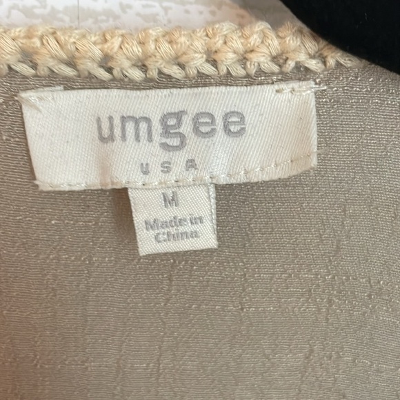 UMGEE Usa Women's open front poncho coverup size M boho western festival‎ - Picture 5 of 7